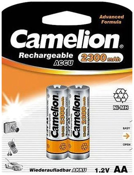 Фото Camelion AA 2300mAh NiMh 2 шт (NH-AA2300BP2)