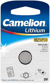Фото Camelion CR-1616 3B Lithium 1 шт (CR1616-BP1)