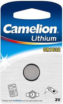 Фото Camelion CR-1632 3B Lithium 1 шт (CR1632-BP1)