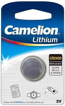 Фото Camelion CR-2430 3B Lithium 1 шт (CR2430-BP1)