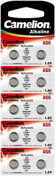 Фото Camelion LR921 1.5B Alkaline 10 шт (AG6-BP10)