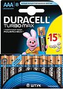 Фото Duracell AAA Alkaline 8 шт Turbo Max (81417105)