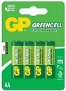 Фото GP Batteries AA Zinc-Carbon 4 шт Greencell (15G)