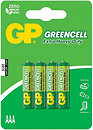 Фото GP Batteries AAA Zinc-Carbon 4 шт Greencell (24G)