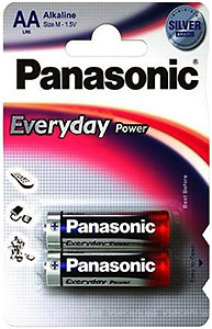 Фото Panasonic AA Alkaline 2 шт Everyday Power (LR6REE/2BR)