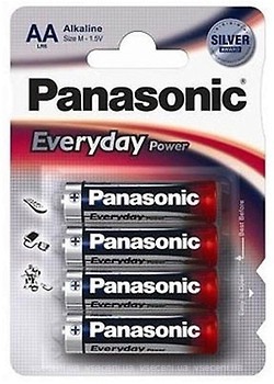 Фото Panasonic AA Alkaline 4 шт Everyday Power (LR6REE/4BR)