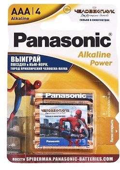 Фото Panasonic AAA Alkaline 4 шт Alkaline Power (LR03REB/4BPSSM)