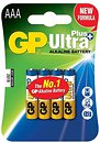 Фото GP Batteries AAA Alkaline 4 шт Ultra Plus (24AUP)
