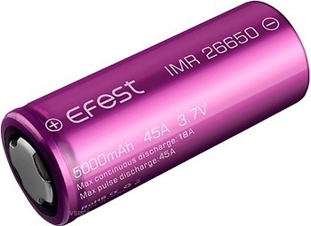 Фото Efest IMR26650 5000mAh 45A 1 шт