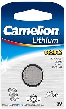 Фото Camelion CR-2032 3B Lithium 1 шт (CR2032-BP1)