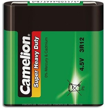 Фото Camelion 3R12 4.5B Super Heavy Duty Green 1 шт (3R12-SP1G)