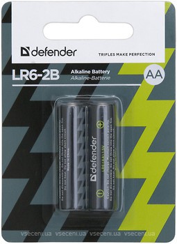 Фото Defender Alkaline AA LR06-2B 2 шт (56013)