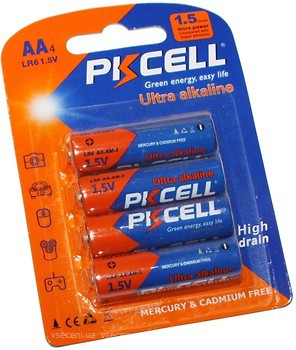 Фото PKCELL AA Alkaline Ultra 4 шт (511225)