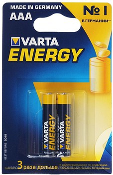 Фото Varta 4103 MN2400 Energy AAA LR03 2 шт