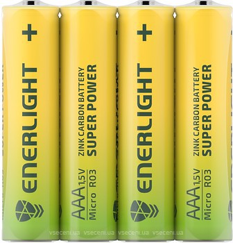 Фото Enerlight Super Power AAA (R03) FOL 4 шт