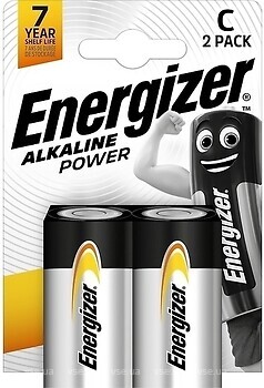 Фото Energizer C Alkaline Power LR14 2 шт (E300152100)