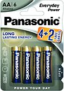 Фото Panasonic AA Alkaline 6 шт Everyday Power (LR6REE/6B2F)