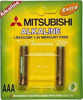 Фото Mitsubishi AAA LR03 Alkaline 1.5V 2 шт