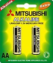 Фото Mitsubishi AA LR6 Alkaline 1.5V 2 шт