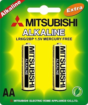 Фото Mitsubishi AA LR6 Alkaline 1.5V 2 шт