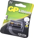 Фото GP Batteries CR-123A 3B Lithium 1 шт (CR123A-2U1)