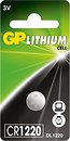 Фото GP Batteries CR-1220 3B Lithium 1 шт (CR1220-U1)