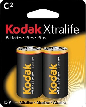 Фото Kodak C LR14 Alkaline 2 шт XtraLife (30952041)