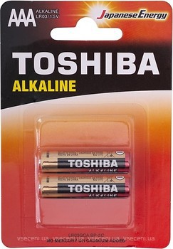 Фото Toshiba Economy Alkaline AAA/LR03 2 шт (00159939)