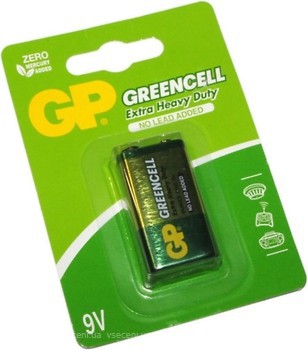 Фото GP Batteries Krona Zinc-Carbon 1 шт Greencell (1604GLF-U1)
