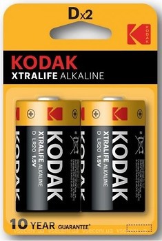 Фото Kodak D LR20 Alkaline 2 шт XtraLife (30952058)