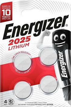 Фото Energizer CR-2032 3B Lithium 4 шт (E300830102)