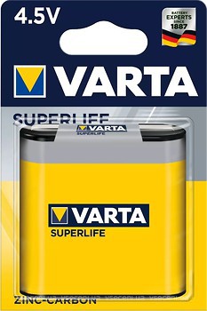 Фото Varta 3R12P Zinc-Carbon 1 шт SuperLife (2012101411)