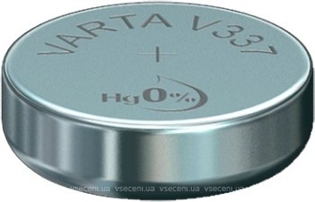 Фото Varta V337 1.55B Silver Oxide 1 шт (00337101111)