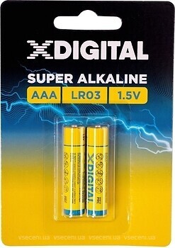 Фото X-Digital AAA LR03 Alkaline 2 шт Blister (LR03-2B)