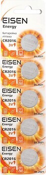 Фото Eisen Energy CR2016 BL 5 шт (016508)