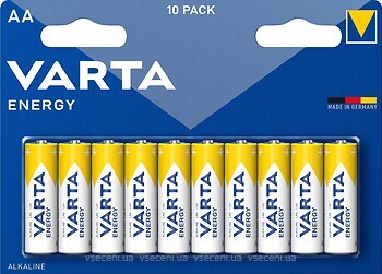 Фото Varta AA Alkaline 10 шт Energy (4106229491)