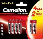 Фото Camelion AAA Alkaline 6 шт Plus Alkaline (4+2LR03-BP)