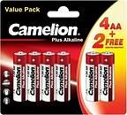 Фото Camelion AA Alkaline 6 шт Plus Alkaline (4+2LR6-BP)