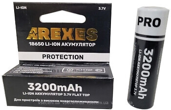 Фото Arexes 18650 3.7V Li-Ion 3200 mAh 1 шт