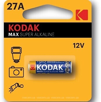 Фото Kodak K 27 A Alkaline 1 шт Max (30414372)
