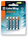 Фото ColorWay AAA LR03 Alkaline Power 1.5V 4 шт (CW-BALR03-4BL)