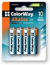 Фото ColorWay AA LR6 Alkaline Power 1.5V 8 шт (CW-BALR06-8BL)