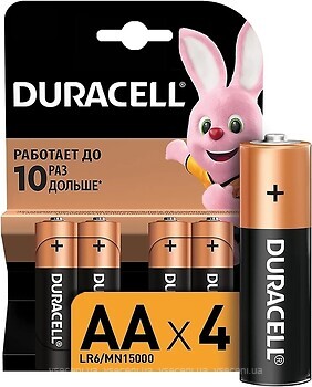 Фото Duracell AA/LR6 MN15000 4 шт (706003)