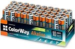 Фото ColorWay AA LR6 Alkaline Power 1.5V 40 шт (CW-BALR06-40CB)