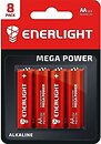 Фото Enerlight Mega Power AA (LR6) Alkaline 8 шт (90060108)