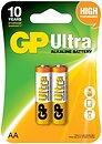 Фото GP Batteries AA/LR6 1.5V Alkaline 2 шт Ultra (15AU-U2)