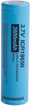 Фото PKCELL 18650 2600mah Li-Ion 3.7V 1 шт (ICR18650 2600)