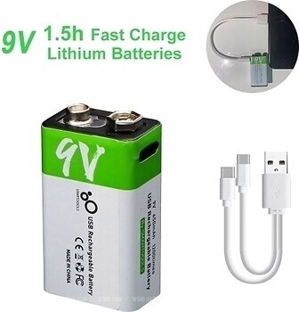 Фото Smartoools 6F22 9V 650 mAh 2 шт
