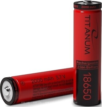 Фото Titanum 18650 2000 mAh 1 шт (T-18650/2000/1B/27586)