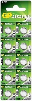 Фото GP Batteries AG12 (186-U10/LR43) 1.5V 10 шт (01-00000175)